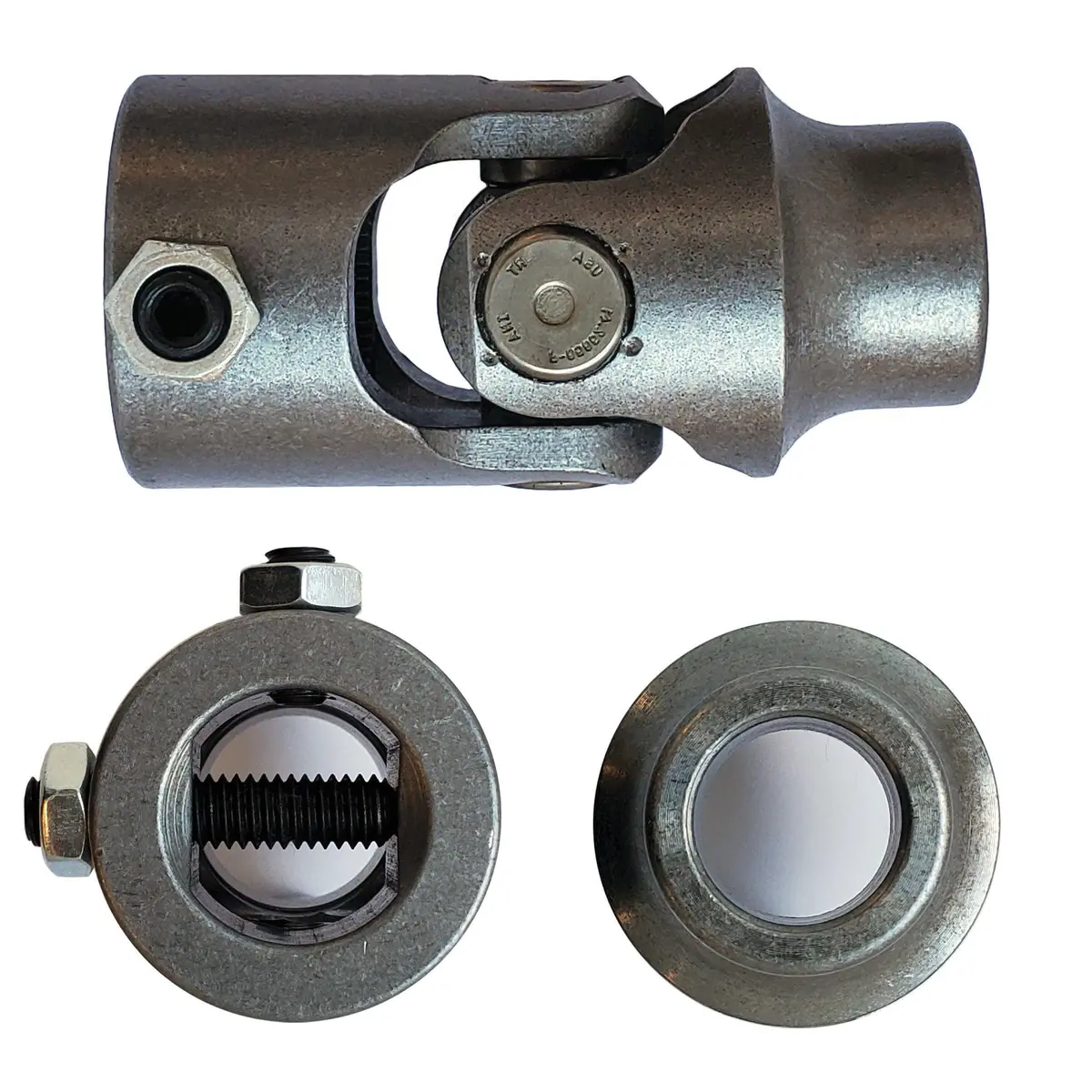 1Dd X 3/4 Smooth Bore Single Steering U-Joint - Select Finish - Borgeson 1