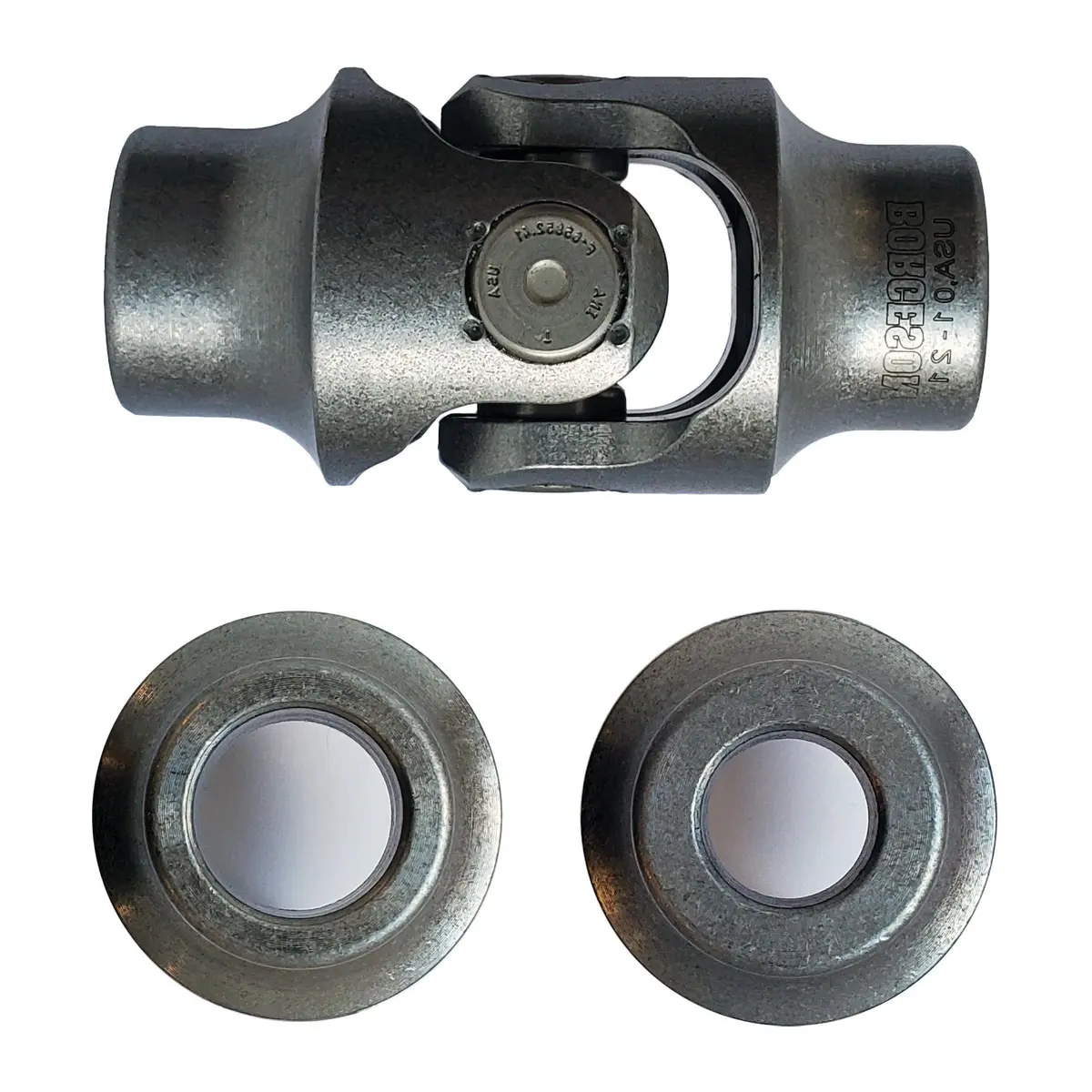 3/4 Smooth Bore X 5/8 Smooth Bore Single Steering U-Joint - Select Finish - Borgeson 1