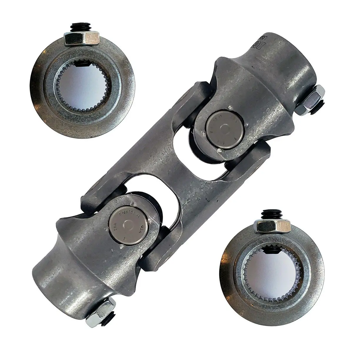 Double U-Joint 3/4-36 Spline X 13/16-36 Spline - Select Finish 1