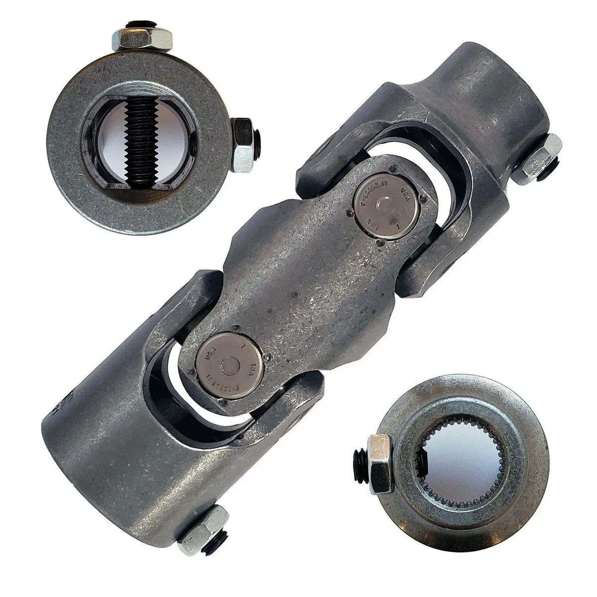 Double U-Joint 3/4-36 Spline X 1" Dd - Select Finish 1