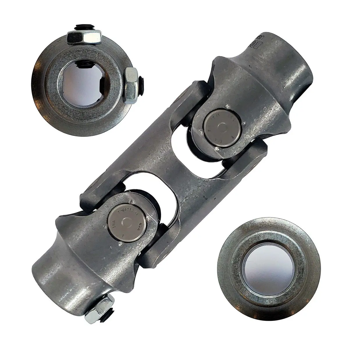 Double U-Joint 17Mm Dd X 3/4 Smooth Bore - Select Finish 1