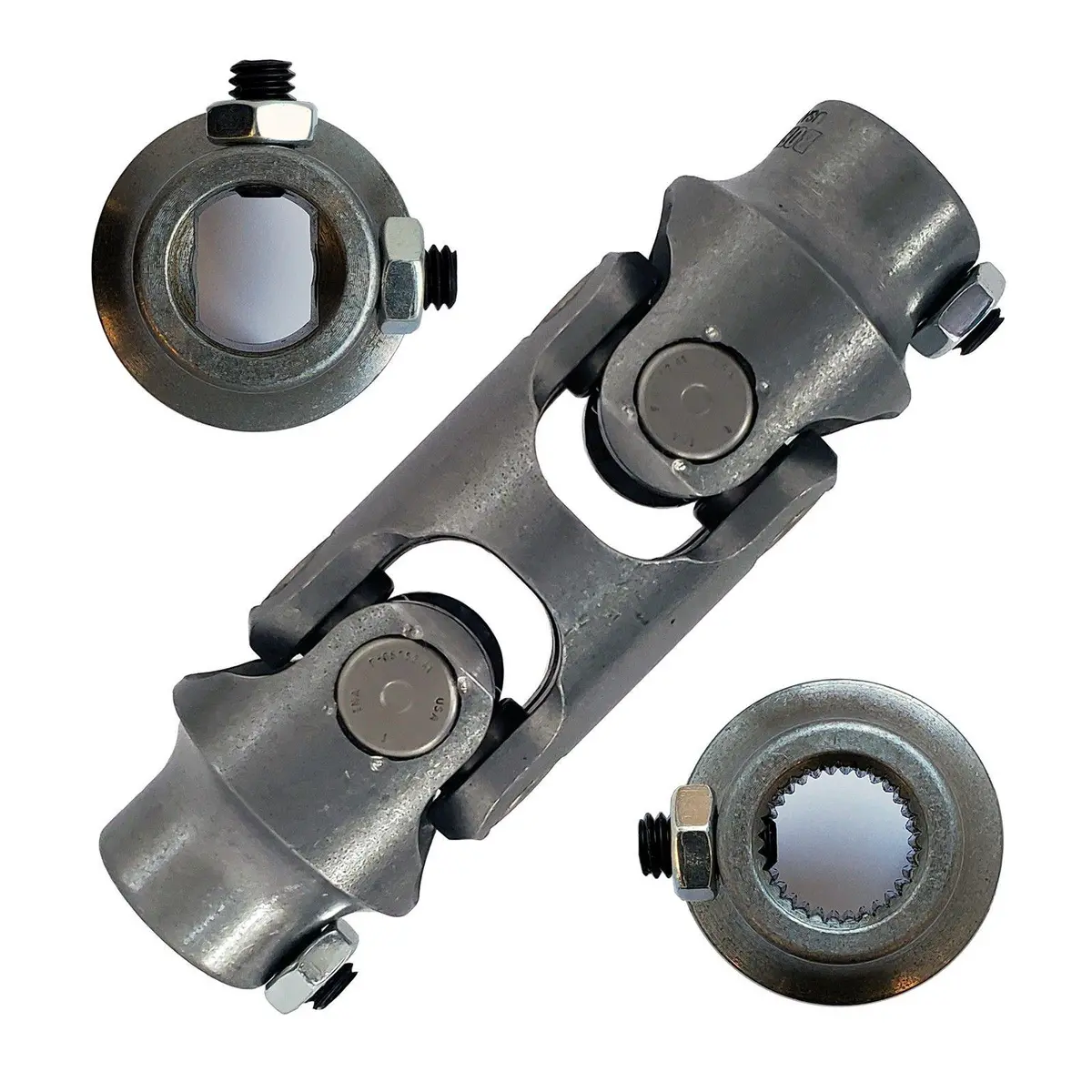 Double U-Joint 3/4 Dd X 13/16-36 Spline - Select Finish 1