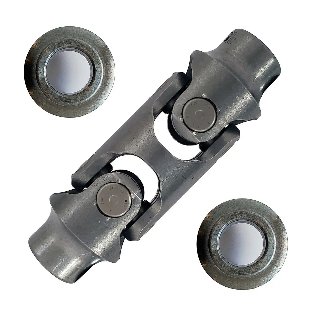 Double U-Joint 3/4 Smooth X 3/4 Smooth Bore - Select Finish 1