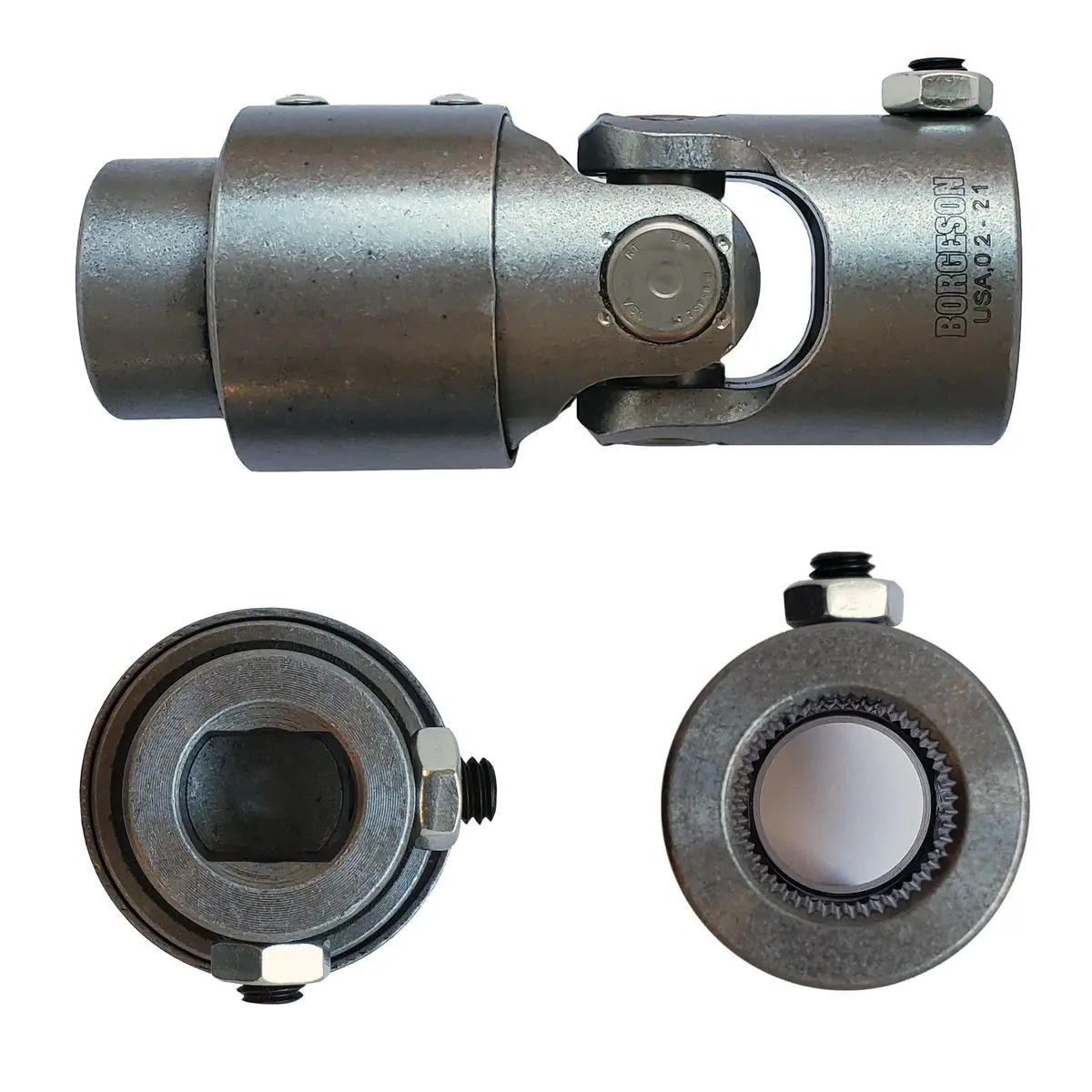 3/4 Dd X 1-48 Spline Borgeson Vibration Reducer Steering U-Joint - Select Finish 1