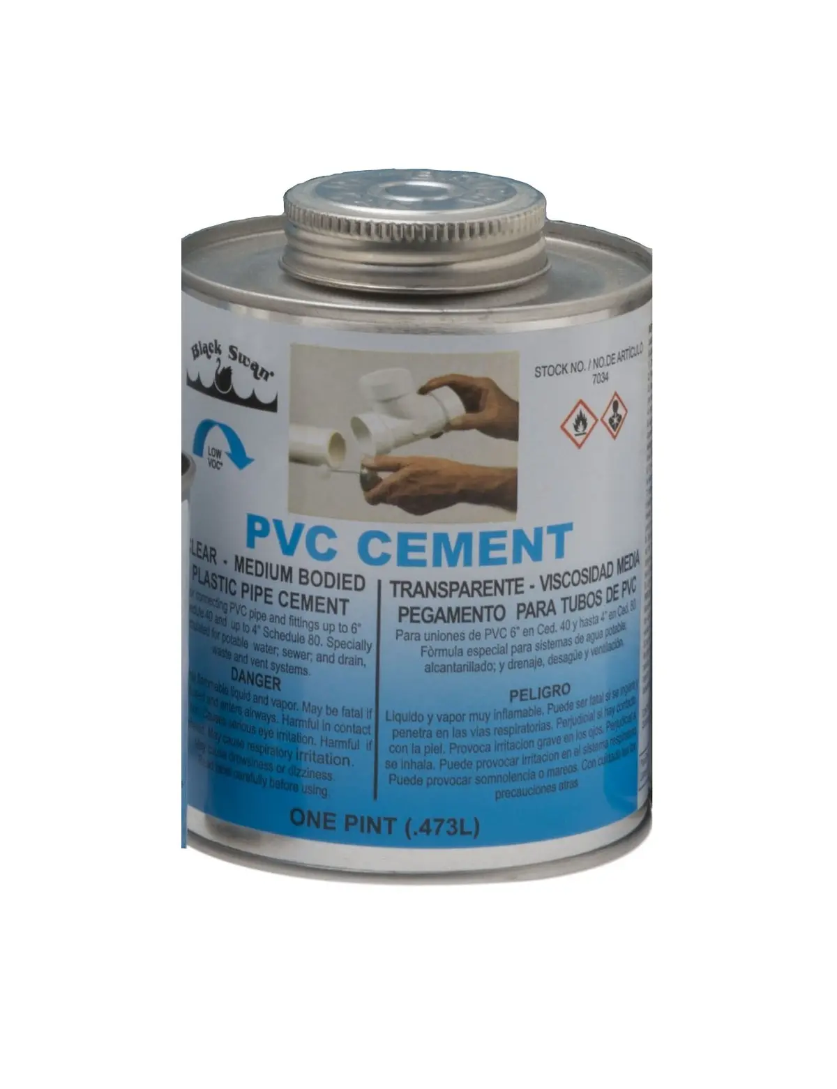 705 Clear Pvc Glue, Pint 1