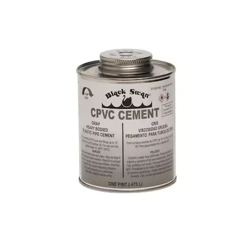 Gray Pvc Glue, Pint Applicator Cap 1