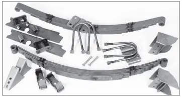Posies 1933-34 Ford Sedan Adjustable Superslide Parallel Leaf Rear Spring Kits 1