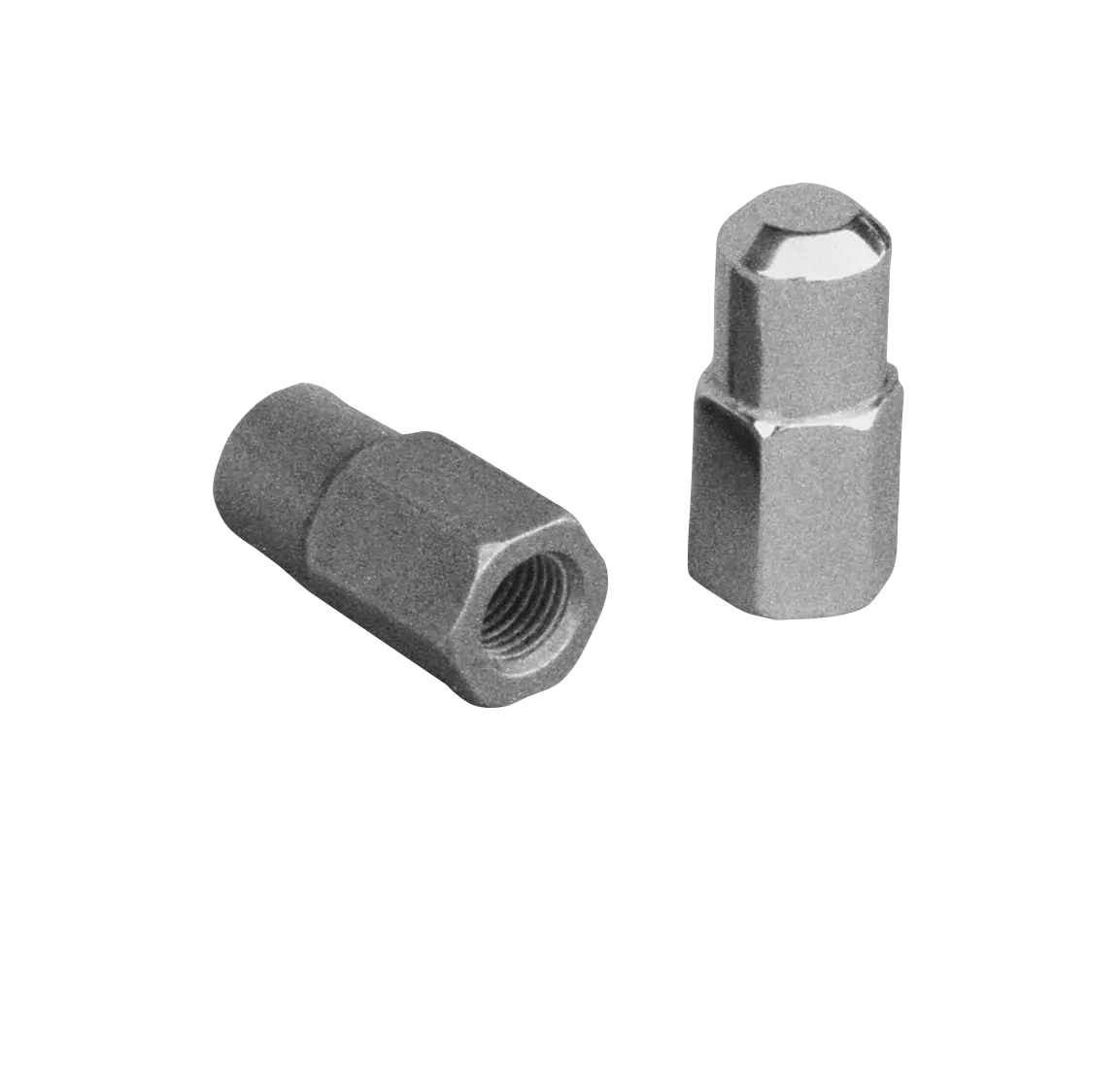 Pete And Jakes Chrome Spindle Stop Nuts 1