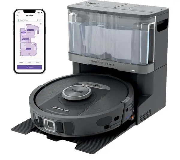 Shark Powerdetect Nevertouch 2-In-1 Robot Vacuum & Mop With Self-Empty & Self-Refill | Rv2800yeuk 1