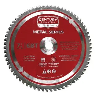 Circular Saw Blade, Metal Series, 7-1/4" X 68T X 5/8" Arbor Meta 1