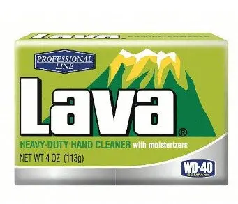 Lava 4 Oz Bar, Heavy Duty, Industrial, Green Pack 1