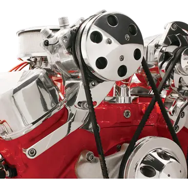 Billet Aluminum Big Block Chevy A/C 508 Compressor Bracket, Top Mount, Passenger Side, Short Water Pump 1