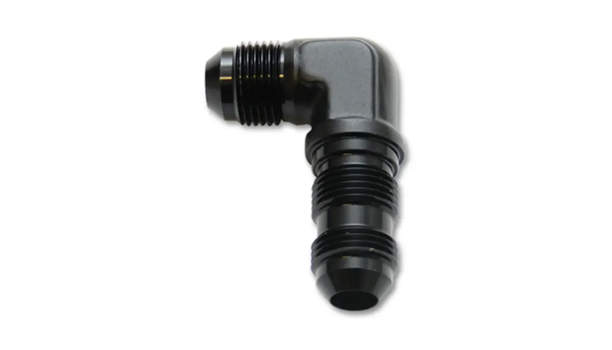 Vibrant Performance 10611 Bulkhead Adapter, 90 Degree Elbow; Size: -8An 2