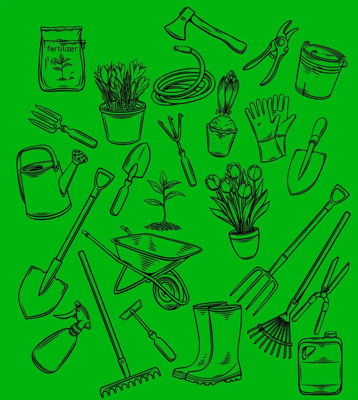 Euroscrubby Dish Cloth Gardening 1