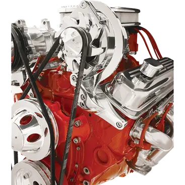 Billet Aluminum Small Block Chevy Alt Bracket, Vortec Heads, Short Pump, Top Mount, Driver Side 1