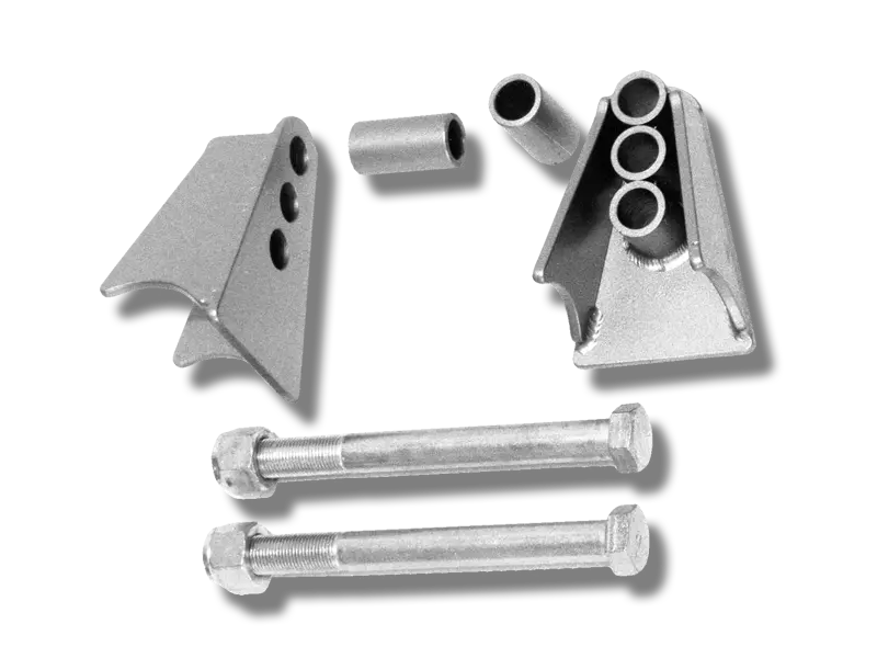 Pete And Jakes Universal Lower Rear Suspension Shocks Mounts (Pair) 1