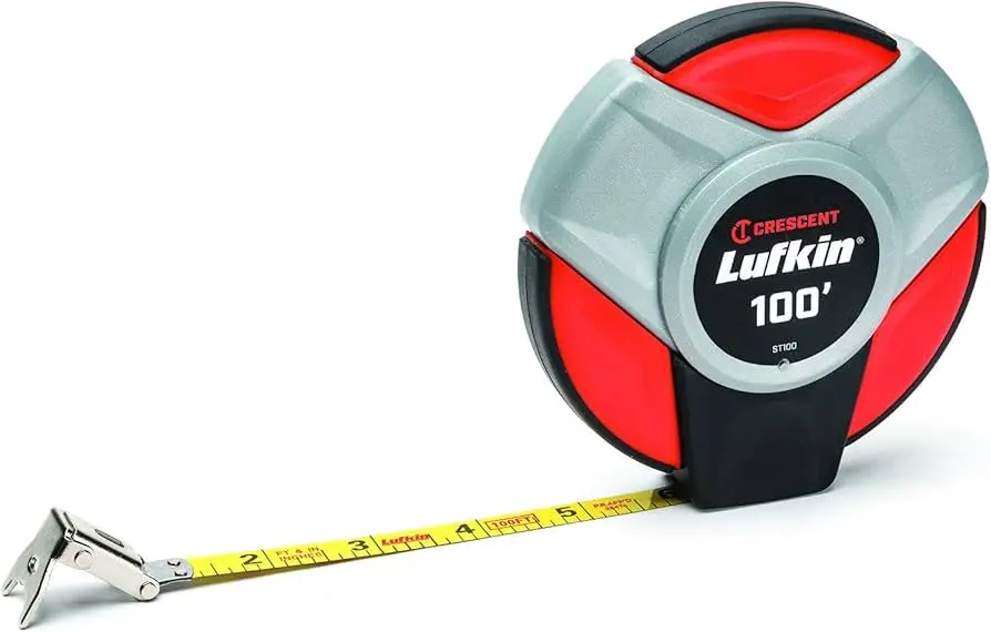 3/8" X 100' Steel Tape, 3/1 Ratio 1