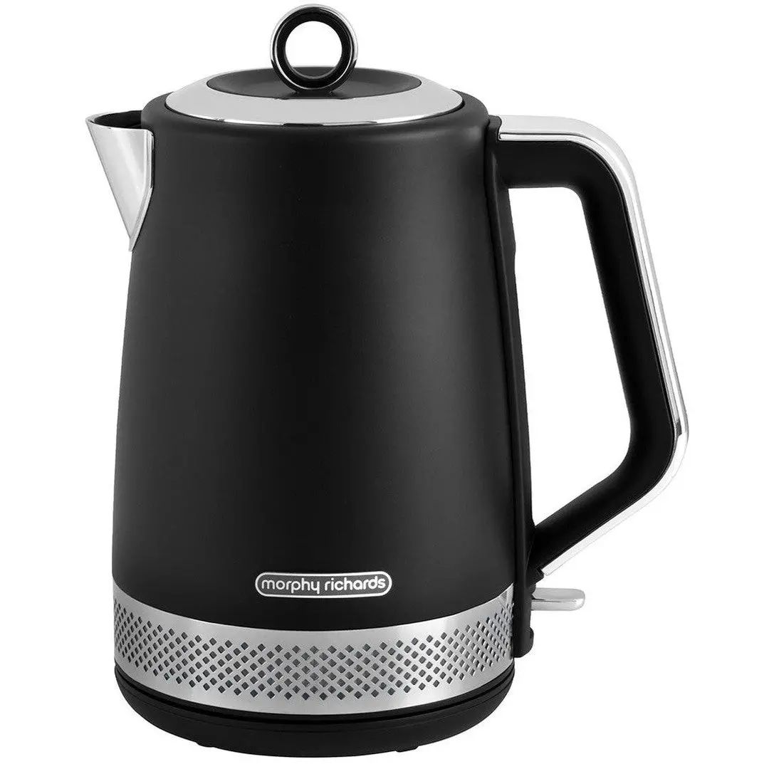 Morphy Richards Illumination 1.7L Kettle | Matt Black 1