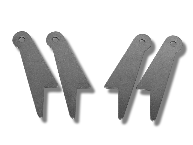 Pete And Jakes Hiboy Shock Brackets - Weld On (Pair) 1