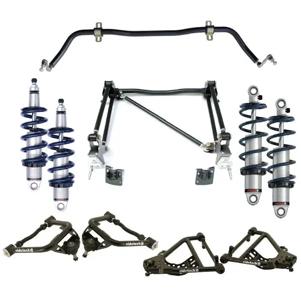 1955-57 Chevy Car Ridetech Bolt On Coilover Suspension 1
