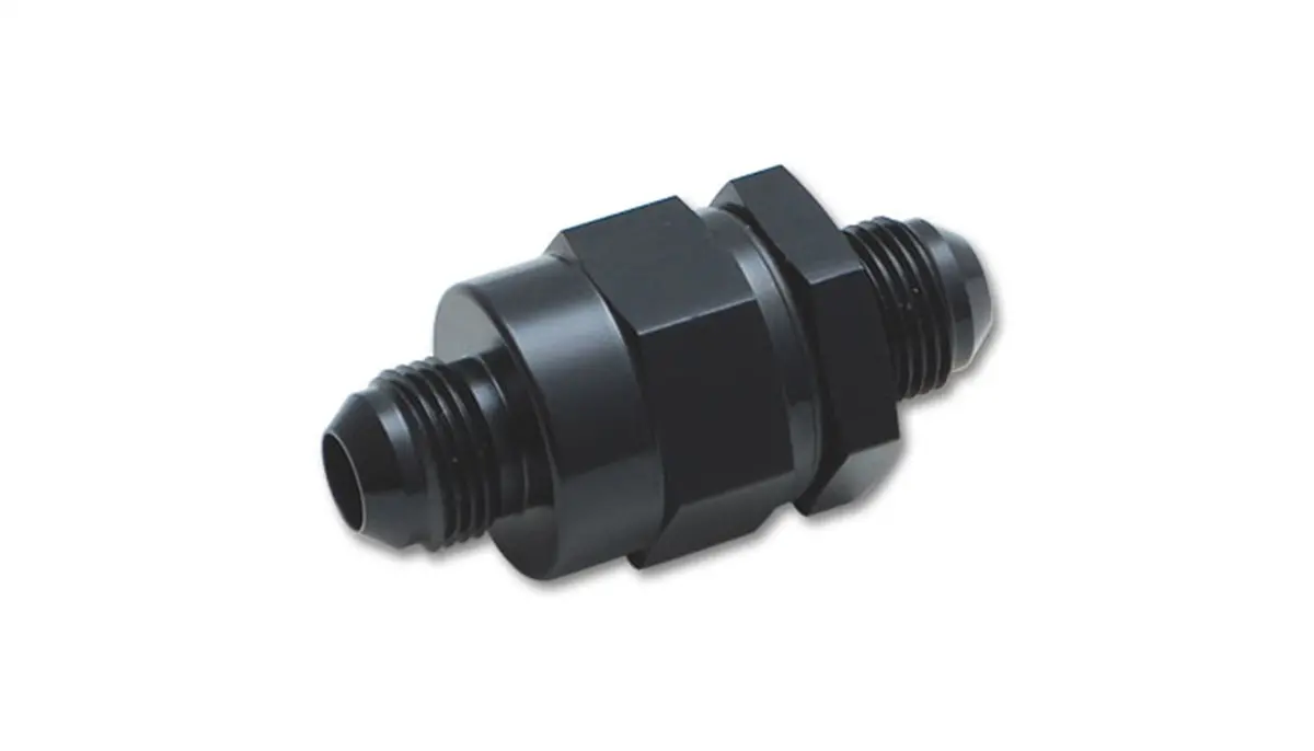 Vibrant Performance One Way Check Valve, Flapper Style, -6An (Male An Flare To Male An Flare) 1