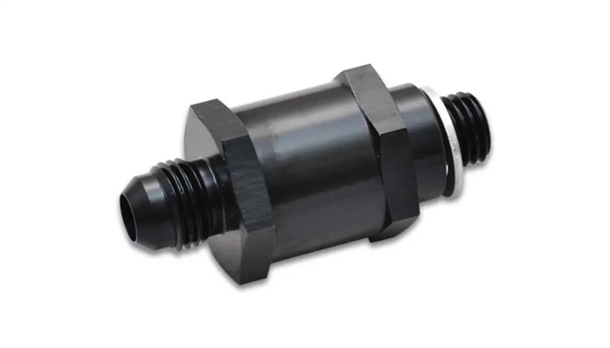 Vibrant Performance 11198 Fuel Pump Check Valve (-6An Male Flare To M12 X 1.5) 1