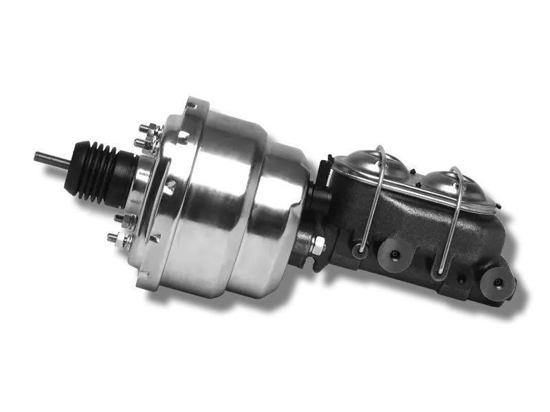 Pete And Jakes Power 7" Dual Diaphram Brake Booster W/Dual Diaphram Master Cylinder 1