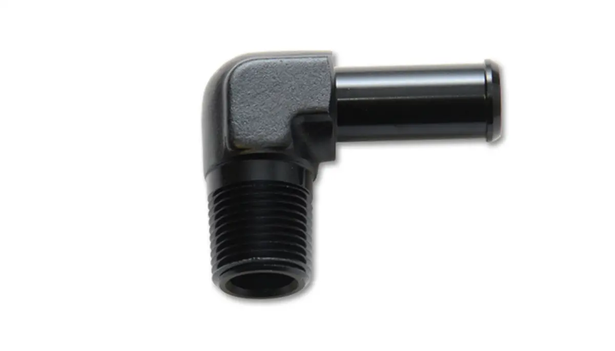 Vibrant Performance 11238 Male Npt To Hose Barb Adapter 90 Degree; Npt Size 1/2 In. Hose Size 1/2 In 1