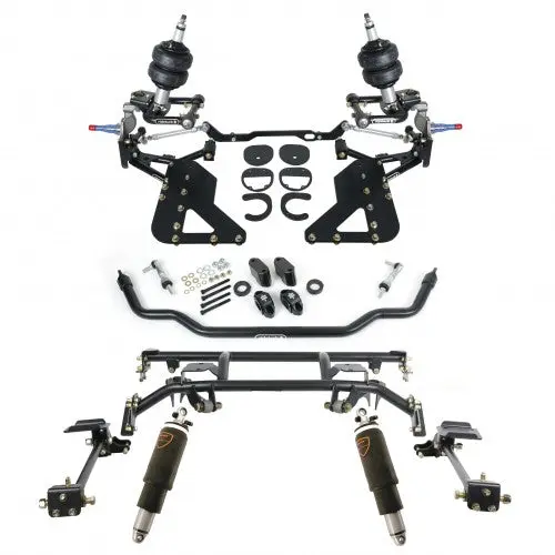 1962-67 Chevy Nova Ridetech Complete Air Suspension System 1
