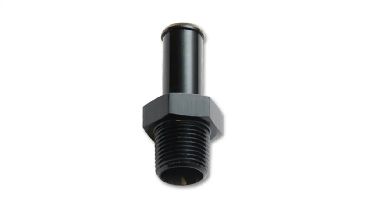Vibrant Performance 11278 Hose Barb Push On Efi Adapter Fitting Male Npt Size 1/2 In.; Hose Size 1/2 In 1