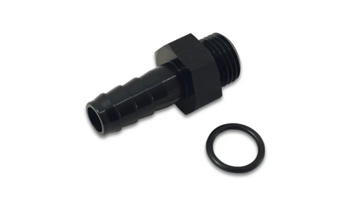Vibrant Performance 11315 Male Orb 45 Degree Hose End Fitting Orb Size; 6; Barb Size 1/8 In. 1