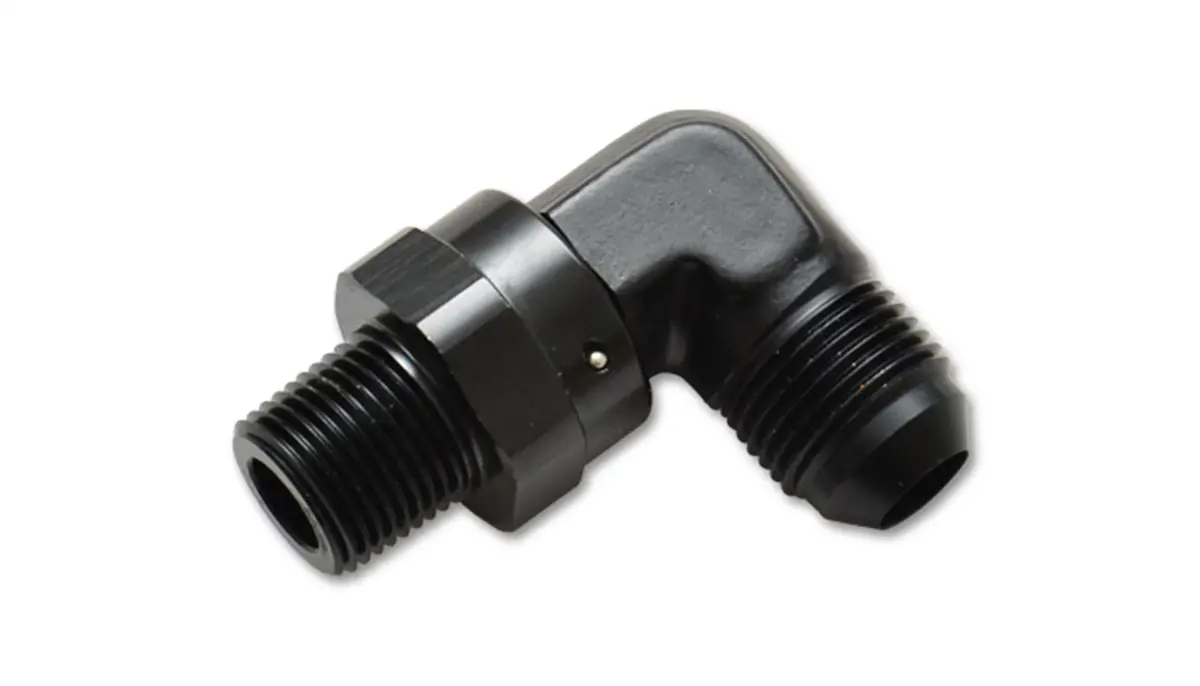 Vibrant Performance 11363 Male Swivel 90 Degree Adapter Fitting 6An X 1/2 In. Npt 1