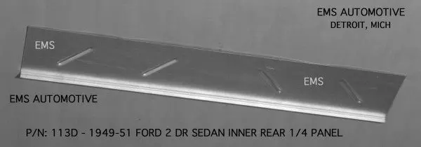 1949-51 Ford 2 Door Inner Front Quarter Panel 1