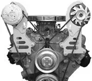 Alan Grove Compnents Big Block Chevy Air Conditioning Compressor Bracket, Short Water Pump, Passenger Side, Extra Clearance 121R 1