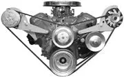 Alan Grove Components Big Block Chevy Air Conditioning Compressor Bracket, Long Pump, Low Profile, Passenger Side 122R 1