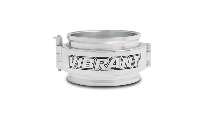 Vibrant Performance 12513P Hd Clamp Assembly For 2" Od Tubing - Polished Clamp 1
