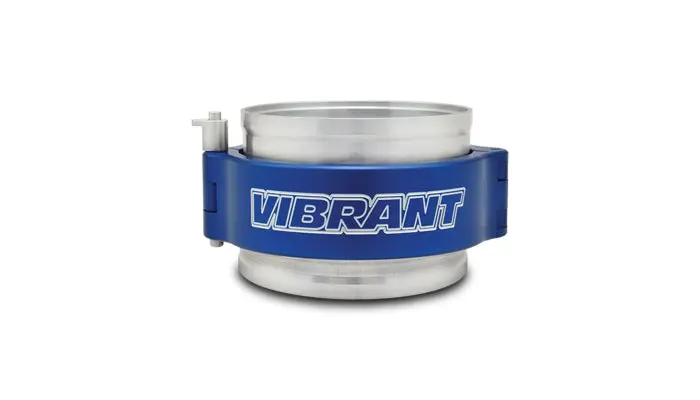 Vibrant Performance 12520B Hd Clamp Assembly For 5" Od Tube - Anodized Blue Clamp 1
