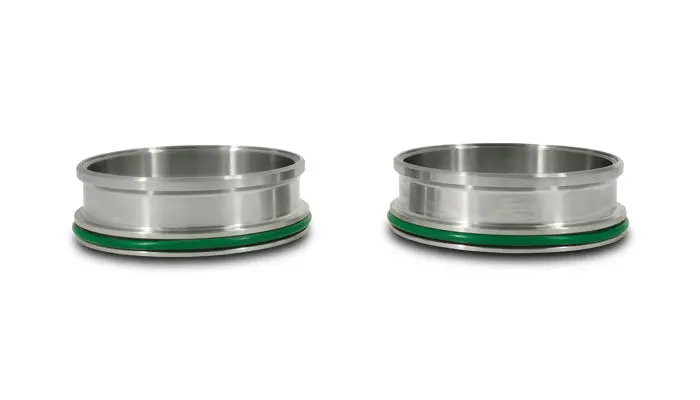 Vibrant Performance 12556 Hd Clamp Stainless Weld Ferrules With O-Rings For 3.00" O.D. Tubing 1