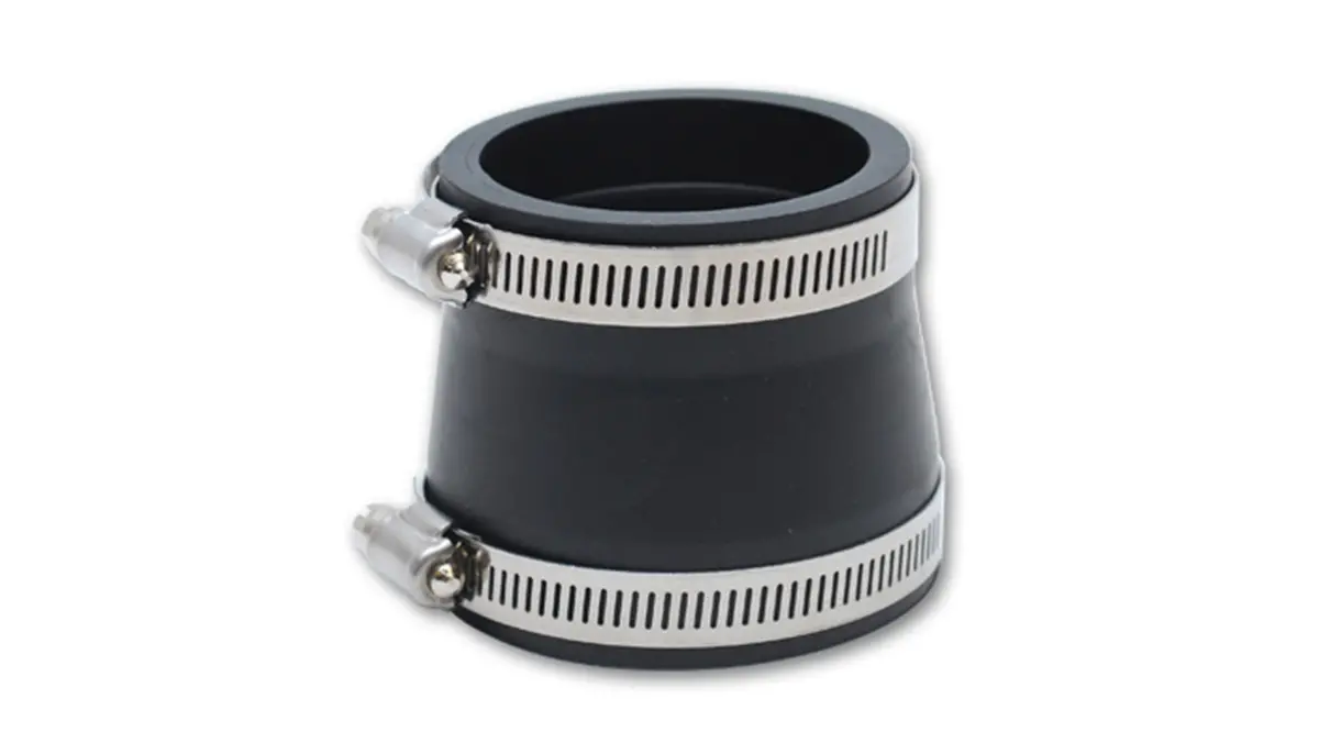 Vibrant Performance Reducer Coupler, 3.00" I.D. X 3.50" I.D. X 3.00" Long - Black 1
