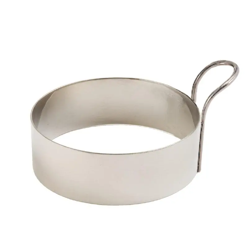 Egg Buscuit Slider Ring   Stainless Steel    3" 7.5 Cm 1342268Ss  Top Seller 1