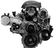 Alan Grove Components Ls Truck Engine Chevy Air Conditioning Compressor Bracket, Low Profile Ac, Passenger Side 140R 1