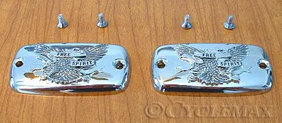 Chrome Eagle Master Cylinder Covers 1