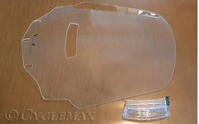 Gl1500 Clear Slipstreamer Windshield 1