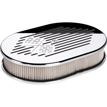 Billet Aluminum Cross Flag Air Cleaner 1