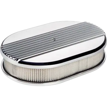 Billet Specialties  Oval Ribbed Air Cleaner 1