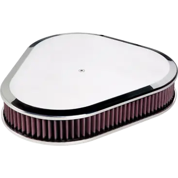 Billet Aluminum Plain Triangle Air Cleaner 1