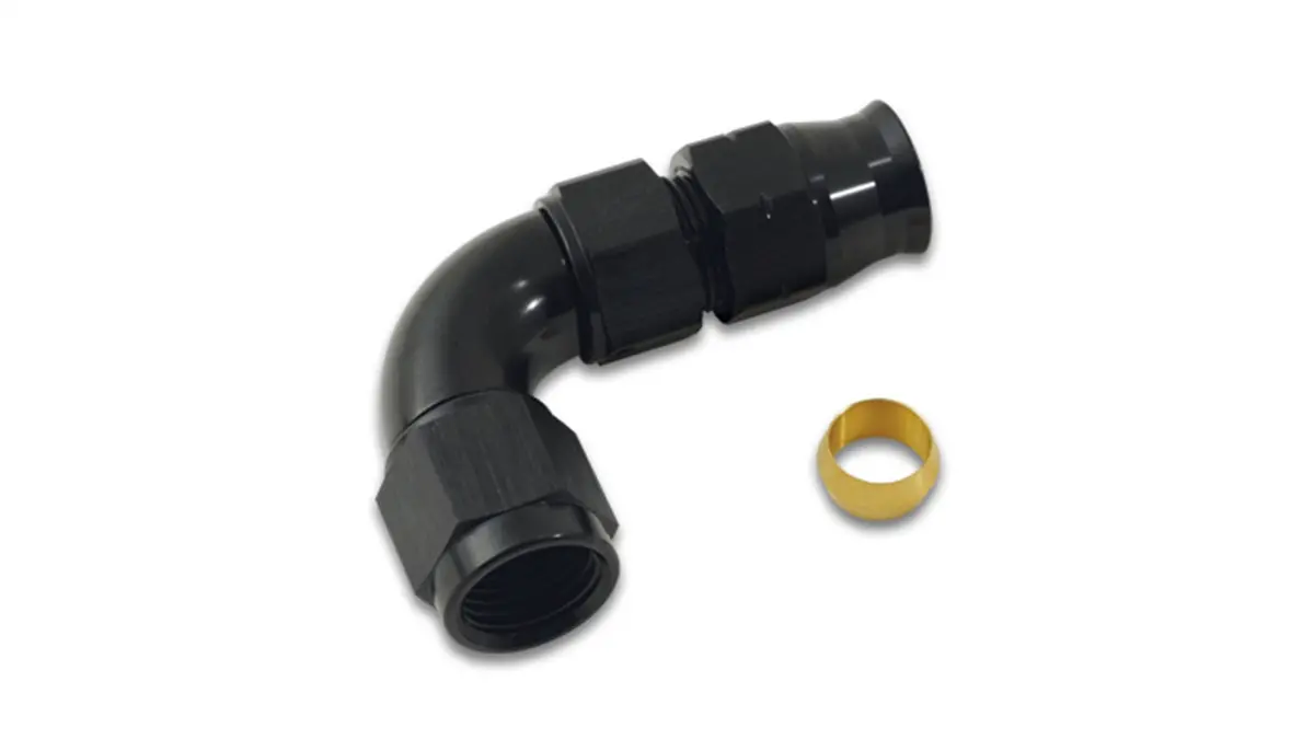 Vibrant Performance 16566 90 Degree Tube To Female An Adapter Tube O.D. - 3/8 In.; An Size: -6 1