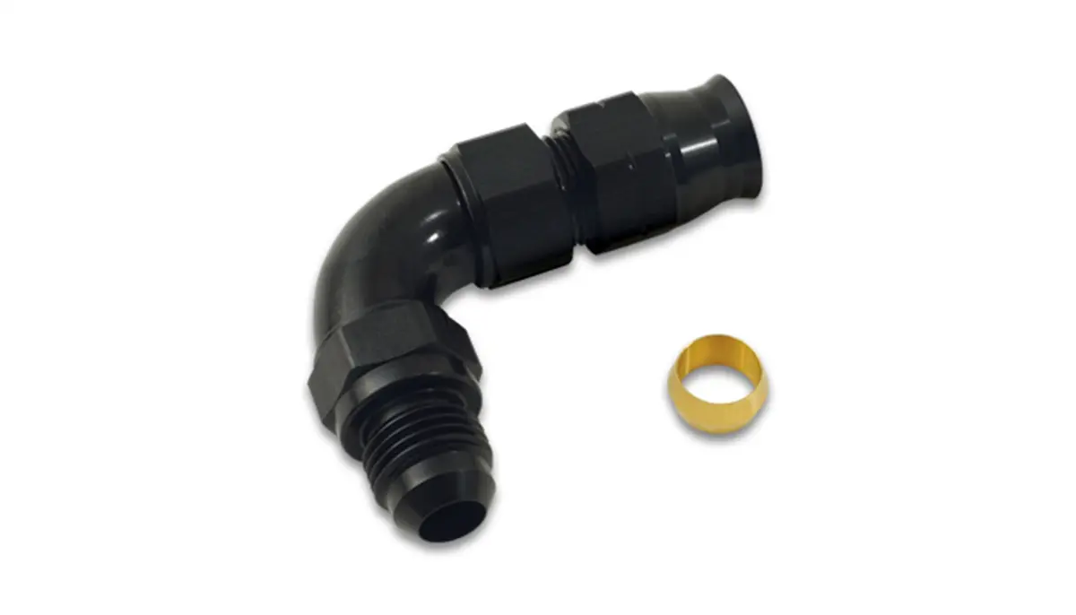 Vibrant Performance 16585 90 Degree Tube To Male An Adapter Tube O.D. - 5/16 In.; An Size: -6 1