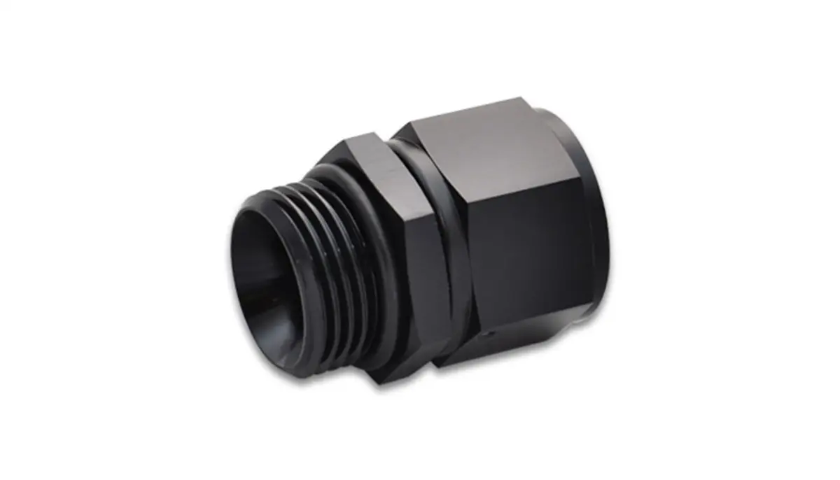 Vibrant Performance 16862 Female An Flare To Male Orb Adapter; Female An Size: -6An; Male Orb Thread Size: 8 Orb (3/4" - 16) 1