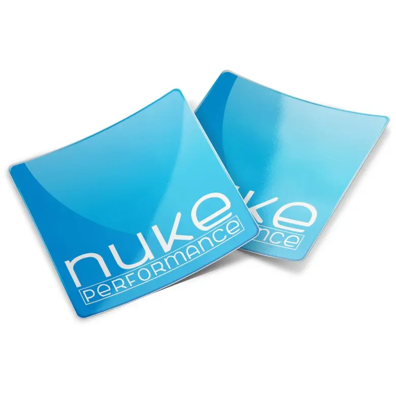 2Pc Nuke Performance Sticker 80X80mm (Order In) 1